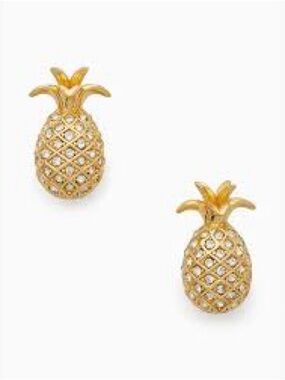 KATE SPADE NEW YORK ♠️ PINEAPPLE PASSION STUD EARRINGS 🍍